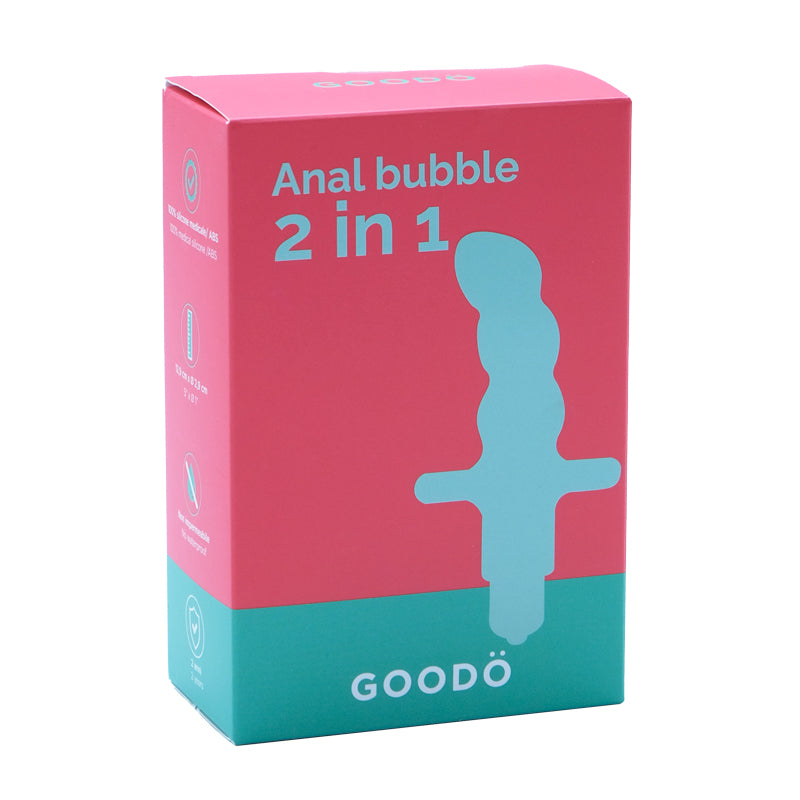 Anal Bubble 2 in 1 - Vibratore Anale Goodo